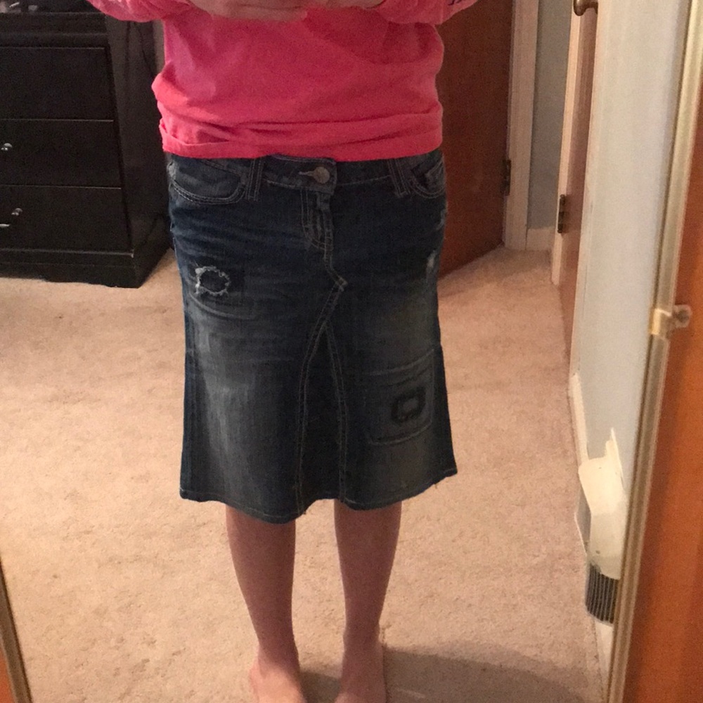 BKE Jean Skirt